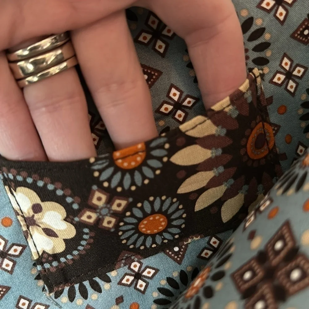 Vera Bradley Computer Travel Bag brown floral design